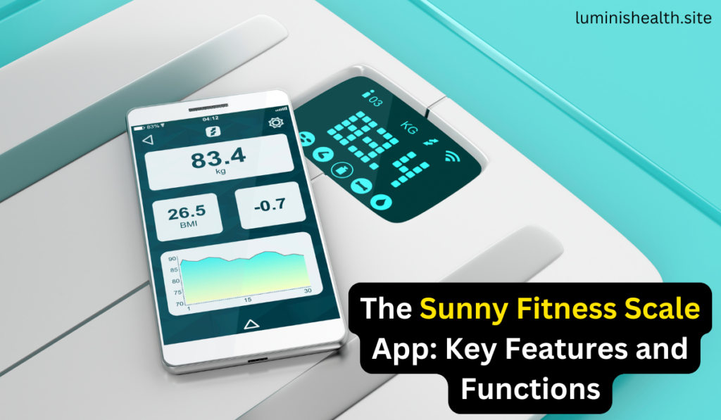 sunny health and fitness smart scale